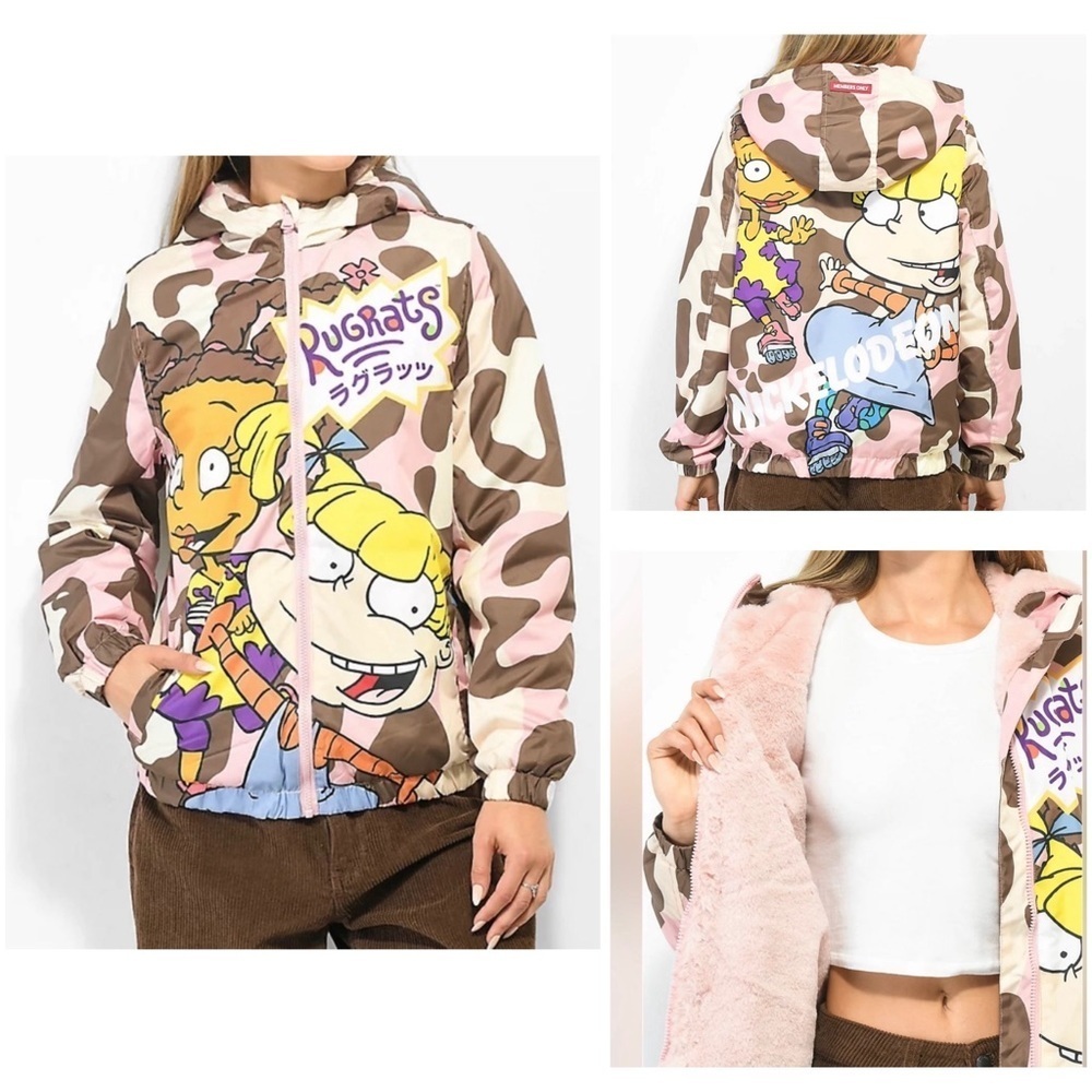 Members Only x Nickelodeon Rugrats Jacket Size M